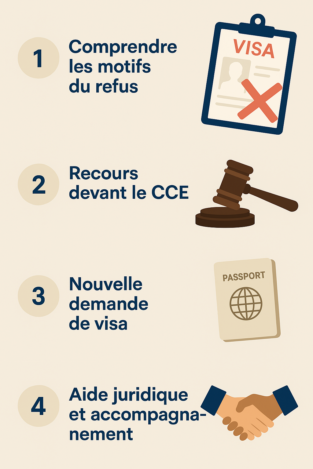 Que faire en cas de refus de visa en Belgique ?