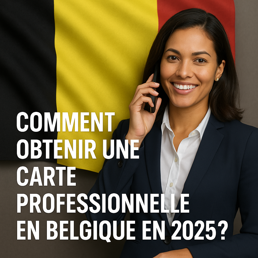 Comment obtenir une carte professionnelle en Belgique en 2025 ?