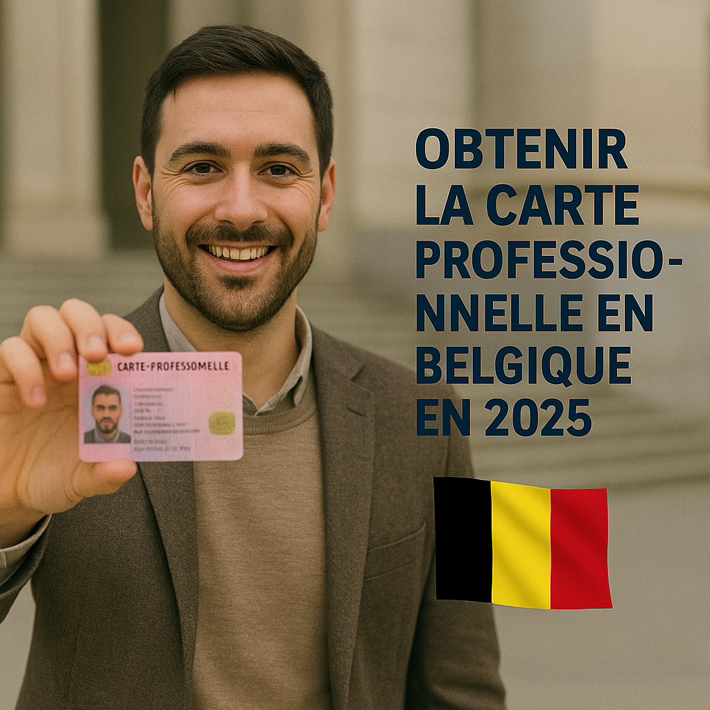 carte professionnelle pour indépendants étrangers en Belgique 