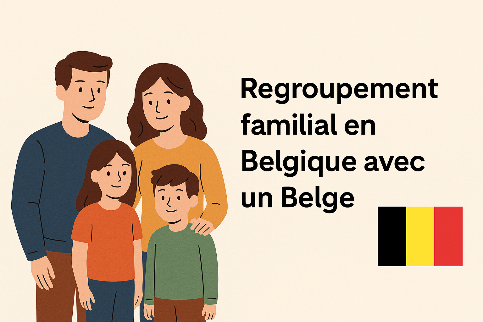Comment faire un regroupement familial en Belgique avec un Belge ?