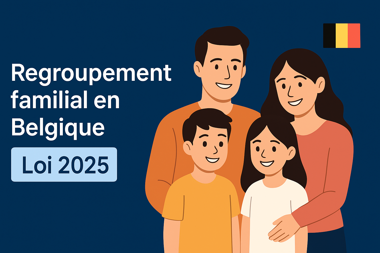 Le regroupement familial en Belgique – Nouvelle loi 2025 (Octobre 2025)